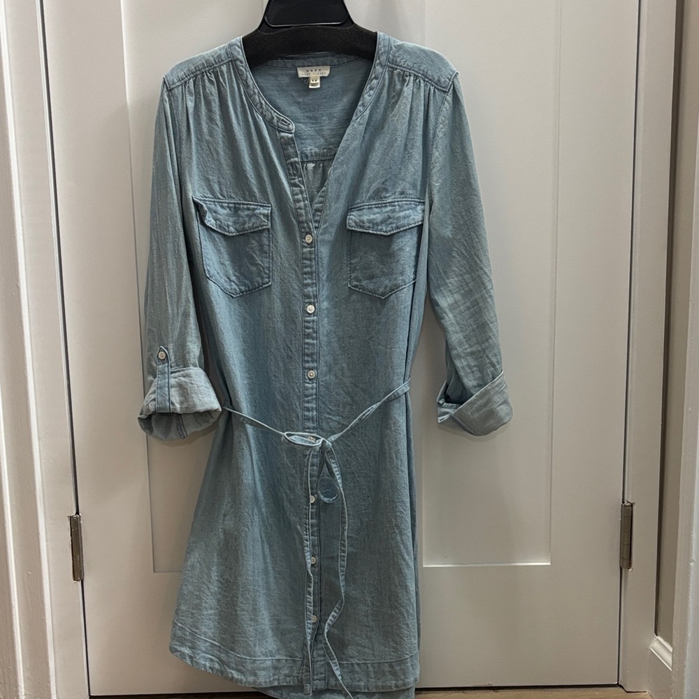 Soft Joie Denim Blue Long Sleeve Dress
